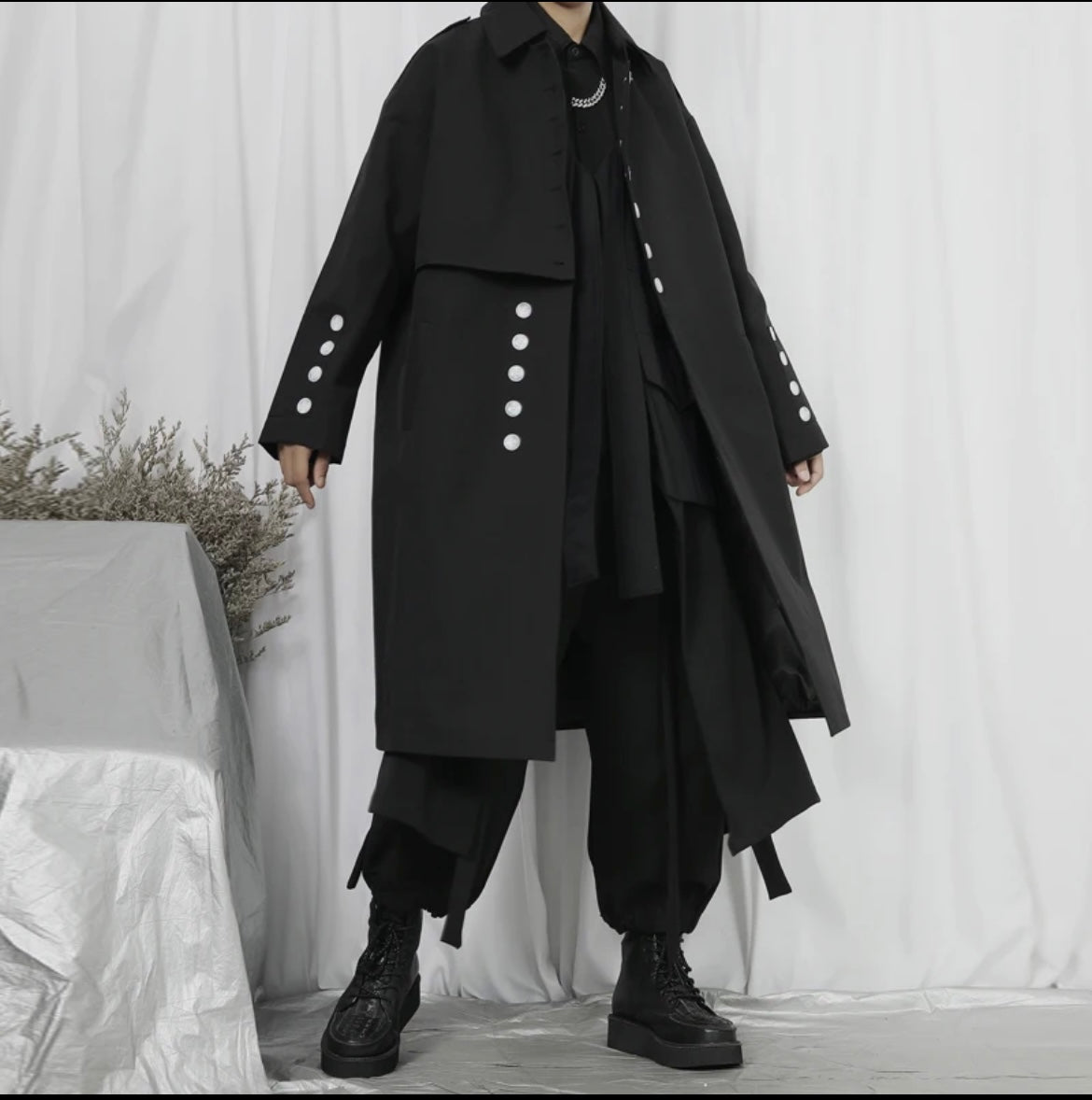 Men's Gothic Trench Coat