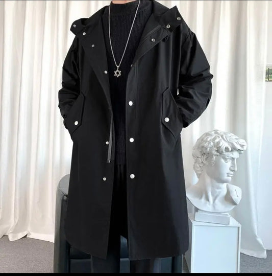 Men's Windbreaker Trench Coat